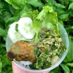 Rice Bowl Ayam Goreng Cabai Hijau