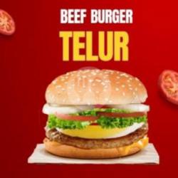 Burger Beef   Telur