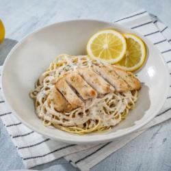 Lemon Chicken Piccata Spaghettini