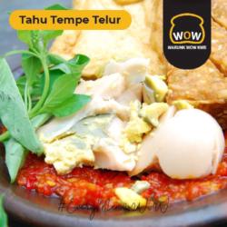 Tahu Tempe Telur Penyetan   Nasi