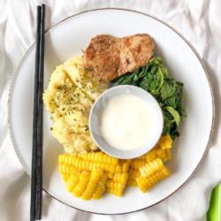 Mashed Potato Roasted Chicken