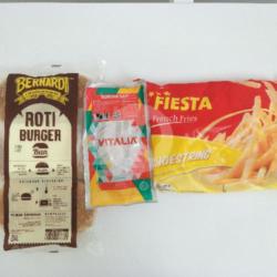 Paket Burger Bernardi Vitalia   Fiesta Shoestring