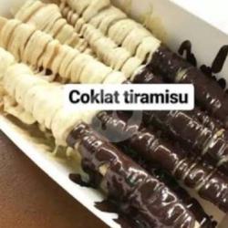 Banana Roll Coklat Tiramisu