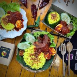 Nasi Kuning Banjar Ayam