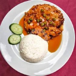 Nasi Fuyunghay Ayam Udang