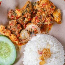 Nasi   Rica Rica Ati Ampela   Es Teh