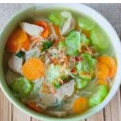 1 Porsi Sop Oyong Wortel Tahu