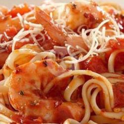 Spaghetti Seafood Keju