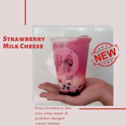 Strawberry Cream Chesse   Boba