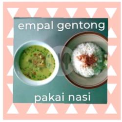 Paket   Nasi   Empal Gentong Campur Emping