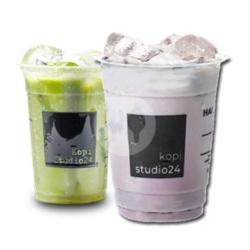 Beli 1 Gratis 1 (taro   Green Tea)