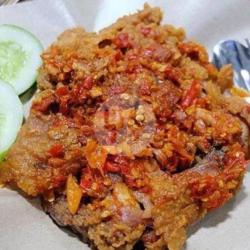 Nasi Telur Geprek Tahu Free Air Mineral Gelas