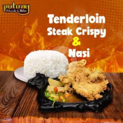 Tenderloin Crispy Nasi Putih