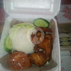 Lalapan Ayam   Nasi