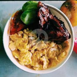 Paket Kumplit Ricebowl Ayam Bakar   Telur Orek