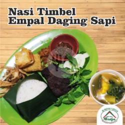 Nasi Timbel Empal Daging Sapi
