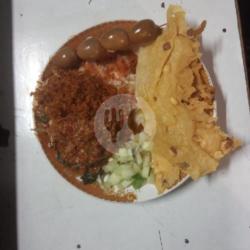 Nasi Pecel Telur Puyuh