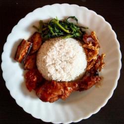 Nasi Campur Ayam Kecap