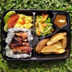 Paket Ayam Asap   Kentang Wedges