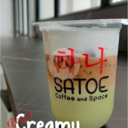 Creamy Avocado Coffee Latte
