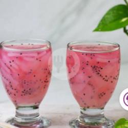 Es Kelapa Sirup Nata De Coco Selasih