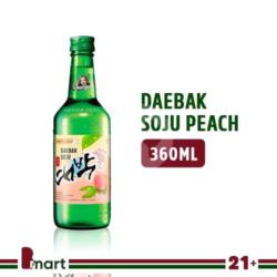 [21 ] Soju Daebak Peach 360ml