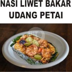 Nasi Liwet Bakar Udang Petai