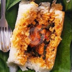 Nasi Bakar Udang Pedas