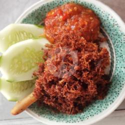 Bebek Serundeng Lalap Dan Sambal