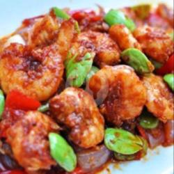 Sambel Goreng Udang Jumbo Pete