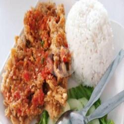 Nasi Sambel Jamur Cirspy