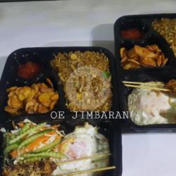 Special Lamb Fried Rice W/ Sunny Side Up   2 Lamb Satay Mixed Vegetables   Potato Crips W/ Delmonte