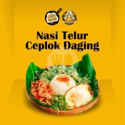 Nasi Telur Ceplok Sambal Daging