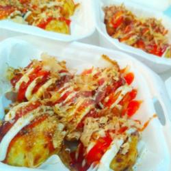 Takoyaki Ayam Toping Komplit