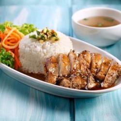 Roasted Lemongrass Chicken With Fragrant Rice