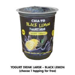 Balck Lemon  Yogurt Drink L