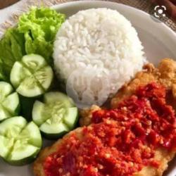 Ayam Geprek Nasi Manis Dingin