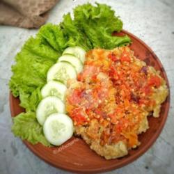 Telur Geprek Sambel Bawang