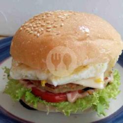 Burger Big Boss   Keju Slice   Telur