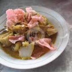 Lontong Padang Komplit ( Telor   Tahu   Gorengan)