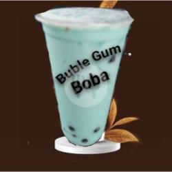 Es Thai Tea Rasa Buble Gum   Boba