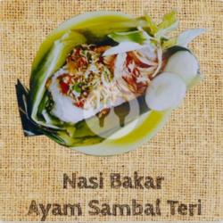 Nasi Bakar Ayam Sambal Teri