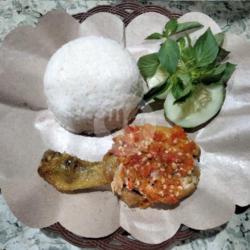 Nasi  Paha Penyet