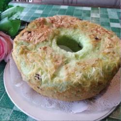 Cheese Pandan Chiffon Cake