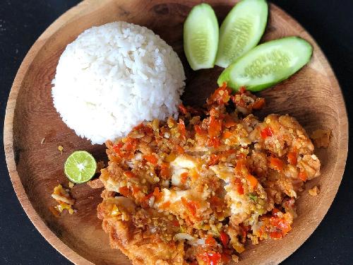 Ayam BAKAR dan Geprek Bang Gundul, Banjarbaru Selatan