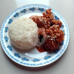 Nasi Ayam Korean Spicy Dada