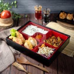 Bento Beef Teriyaki Crab Claw