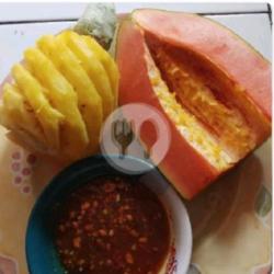 Rujak Nanas Madu Dan Pepaya