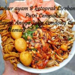 Bubur Ayam Pake Aneka Sate