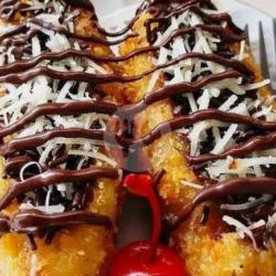 Pisang Sandwich Keju,coklat Glaze